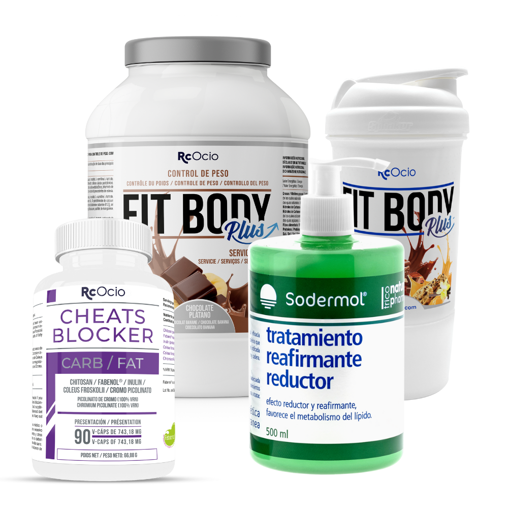 PACK Completo Adelgazamiento con vaso coctelera