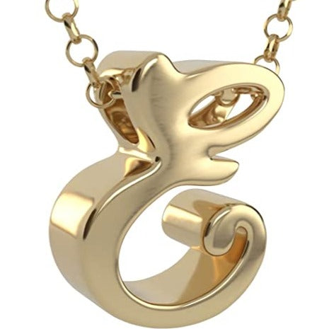 COLGANTE INICIALES CHAPADO EN ORO DE 24K