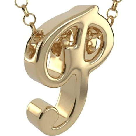COLGANTE INICIALES CHAPADO EN ORO DE 24K