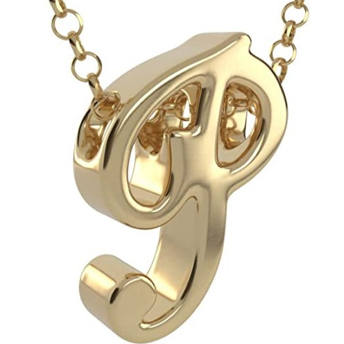 COLGANTE INICIALES CHAPADO EN ORO DE 24K