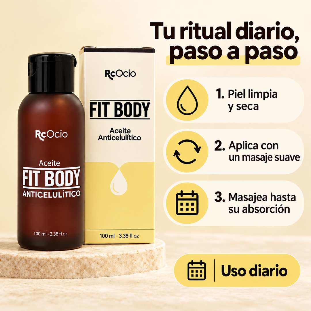 Aceite Anticelulítico Fit Body 100 ml | RcOcio