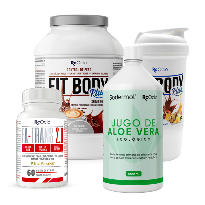 PACK Completo Adelgazamiento con vaso coctelera