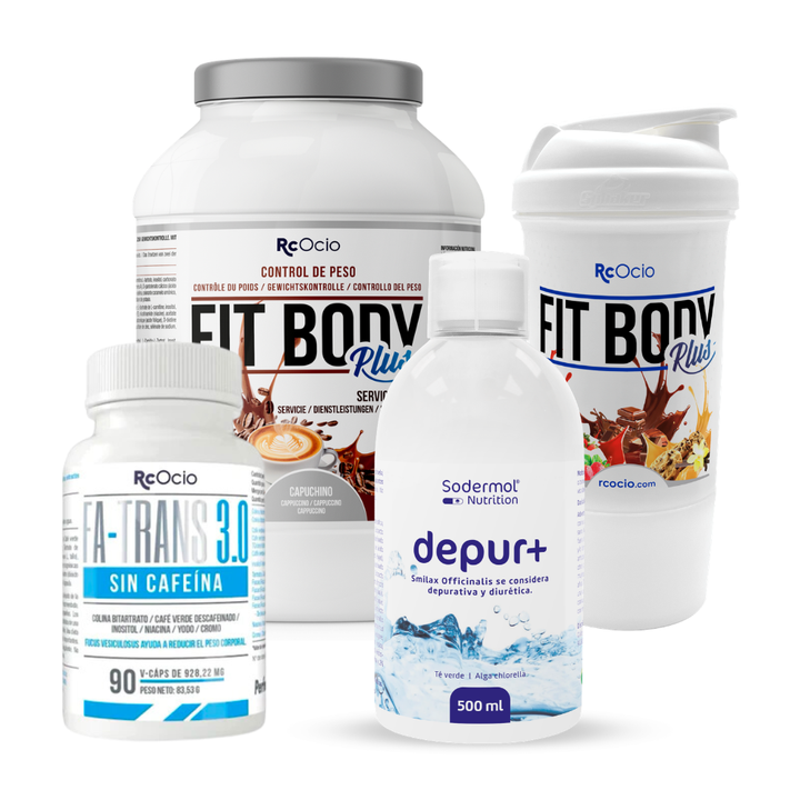 PACK Completo Adelgazamiento con vaso coctelera