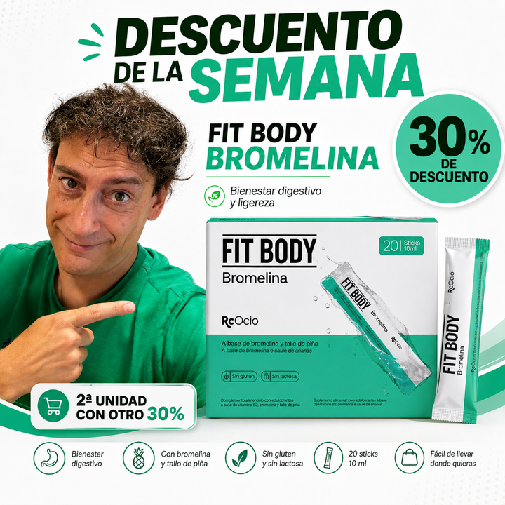 🔥 DESCUENTO DE LA SEMANA | FIT BODY BROMELINA