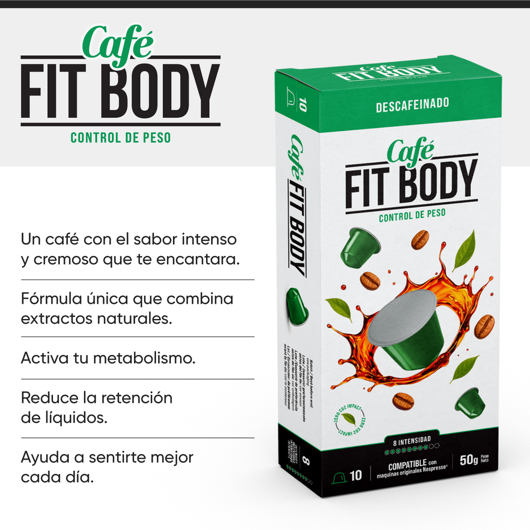 FitBody Coffee – El café que te ayuda a cuidarte ( Pack 3 Unidades 30 Capsulas)