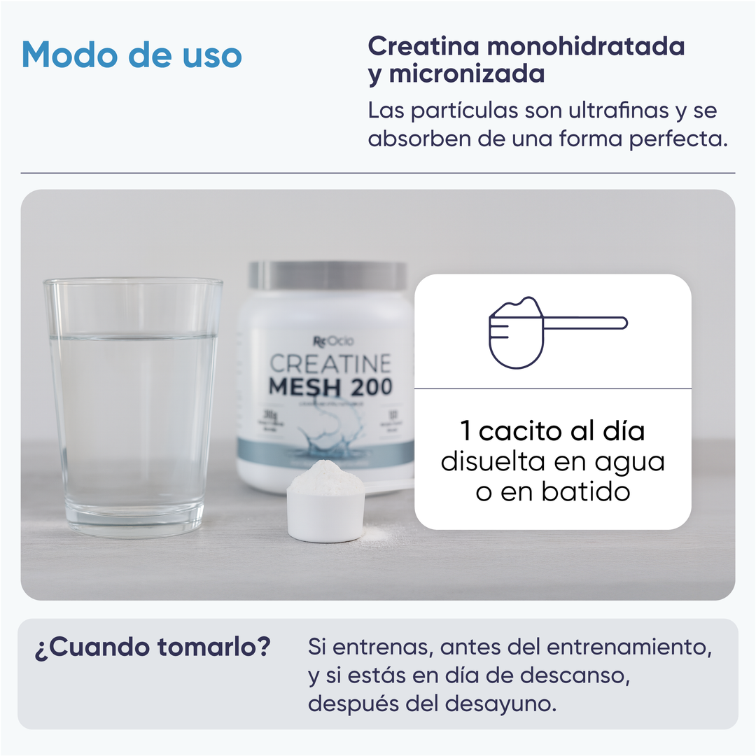 🔥 DESCUENTO DE LA SEMANA – CREATINA MESH 200
