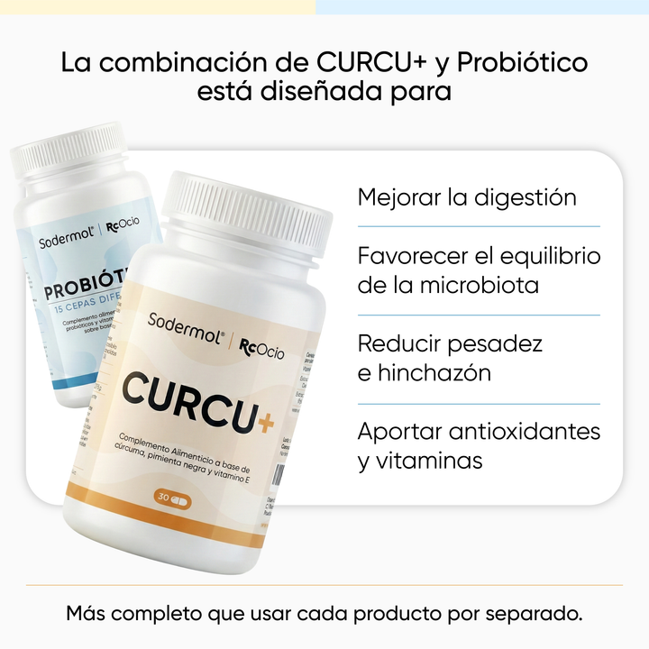 🔥 DESCUENTO DE LA SEMANA | PACK CURCU+ + PROBIÓTICO -30%