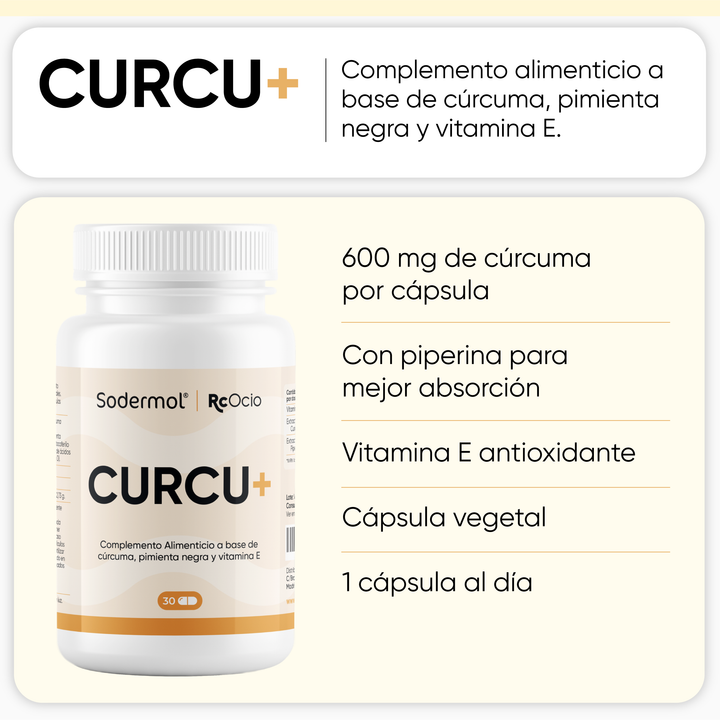Pack antiinflamatorio digestivo: Curcu+  + Probiótico