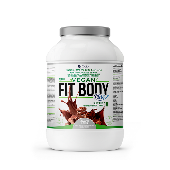 Batido Sustitutivo de Comida Vegano, Sin Gluten y sin Lactosa