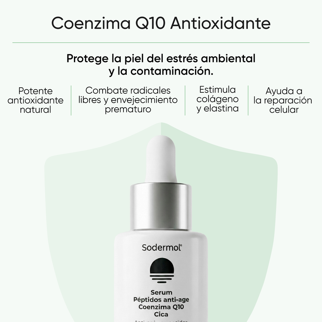 Sérum Antiarrugas Intensivo Péptidos + Coenzima Q10 + CICA