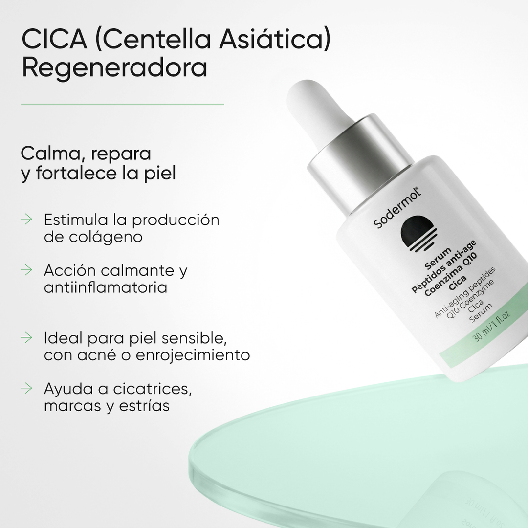 Sérum Antiarrugas Intensivo Péptidos + Coenzima Q10 + CICA