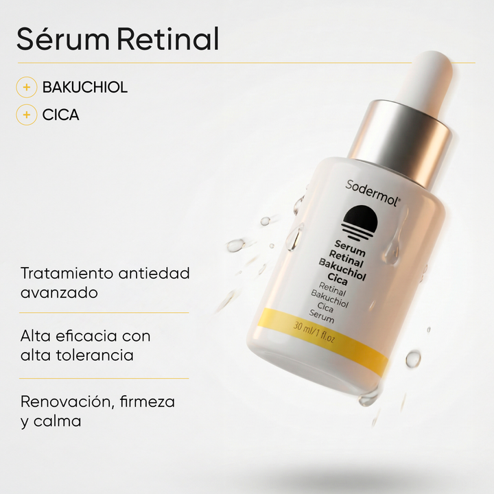 Serúm Retinal + Bakuchiol + Cica