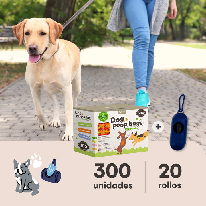 Bolsas caca perro Compostable y EcoFriendly