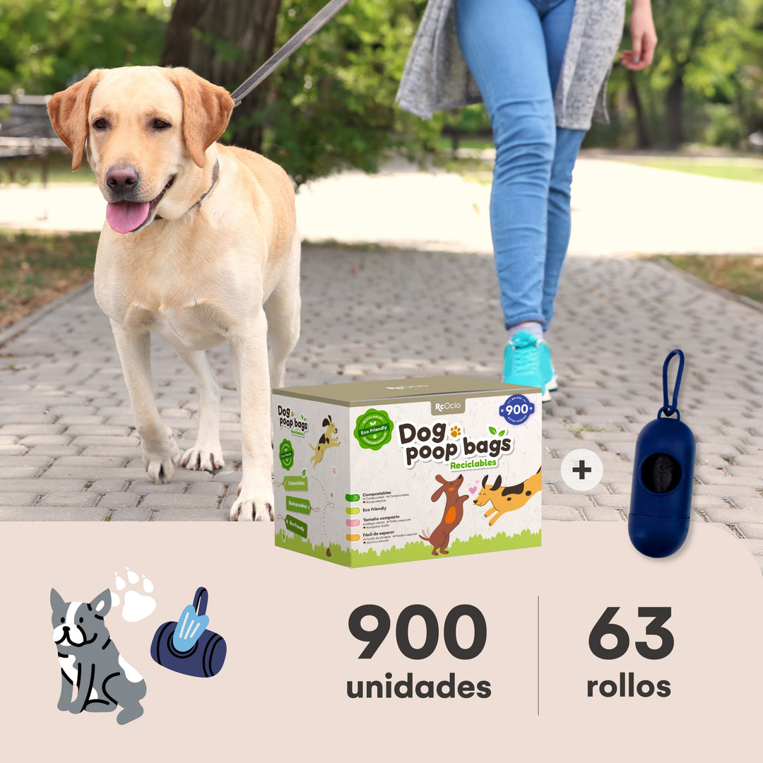 Bolsas caca perro Compostable y EcoFriendly