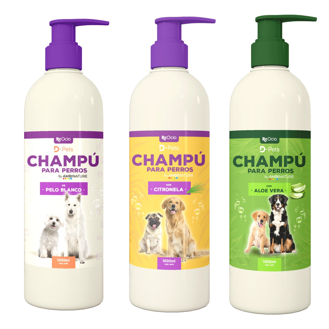 Pack Champú perros + 300 bolsas de caca compostables