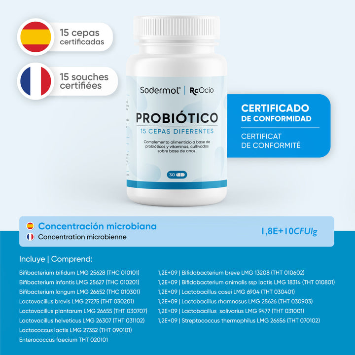 🔥 DESCUENTO DE LA SEMANA | PROBIÓTICO 15 CEPAS + VITAMINAS