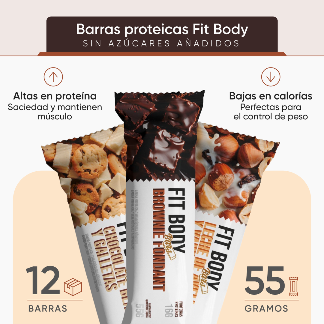🔥 DESCUENTO DE LA SEMANA — PACK 3 SABORES FIT BODY BARS