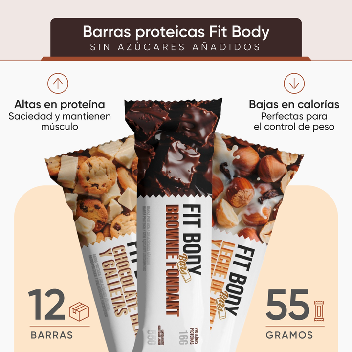 🔥 DESCUENTO DE LA SEMANA — PACK 3 SABORES FIT BODY BARS
