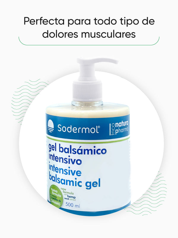 GEL RECUPERADOR MUSCULAR ACEITE CÁÑAMO - Sodermol