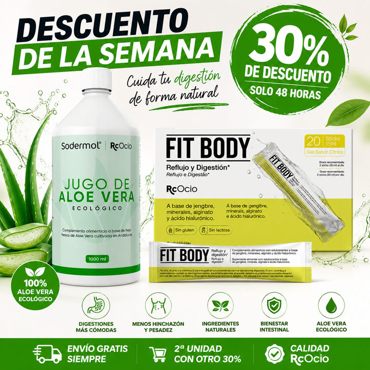 🔥 DESCUENTO DE LA SEMANA – PACK FITBODY DIGESTIVO + ALOE VERA