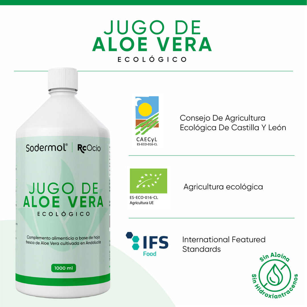 Aloe vera puro Bio/Ecológico 1L