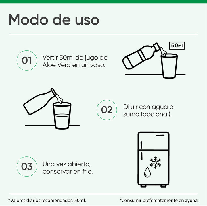 Aloe vera puro Bio/Ecológico 1L