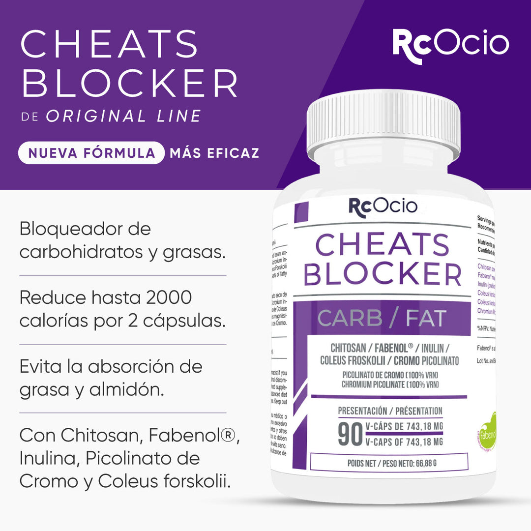Bloqueador de carbohidratos y grasas