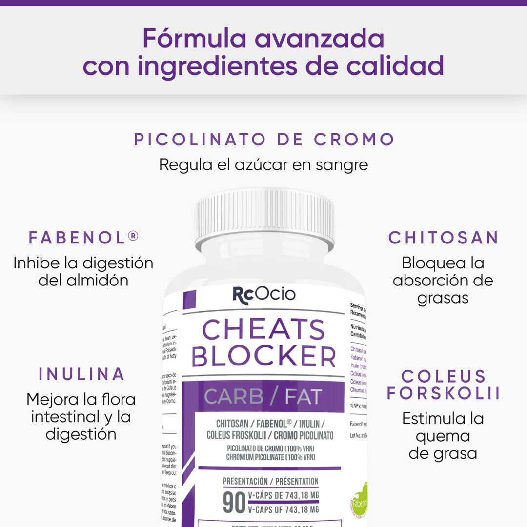 Bloqueador de carbohidratos y grasas
