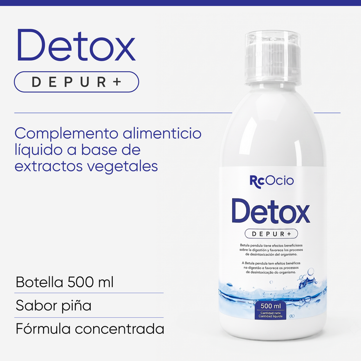 Detox Depur+ | El tratamiento natural para deshincharte y depurar tu organismo