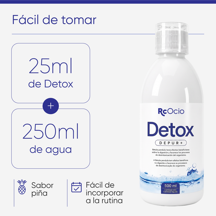 Detox Depur+ | El tratamiento natural para deshincharte y depurar tu organismo