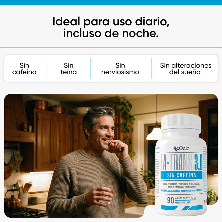 Fa trans 3 Termogénico sin cafeina