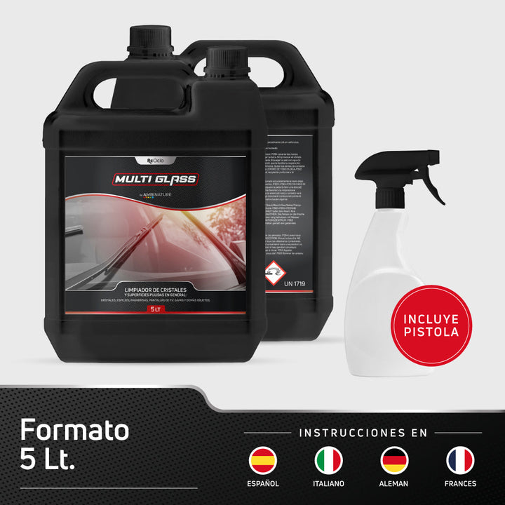 Limpiador de Cristales para Coche 3 en 1 (Multi Glass)