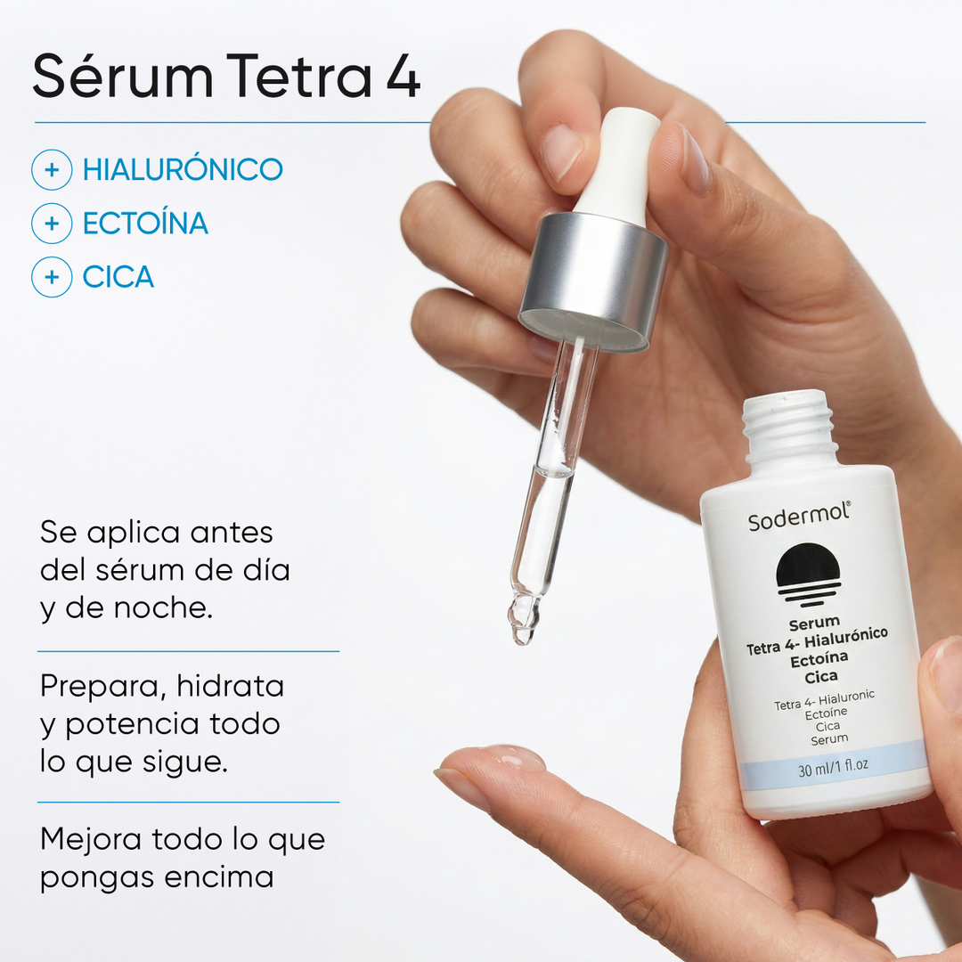 Sérum Tetra 4-Hialurónico + Ectoína + Cica