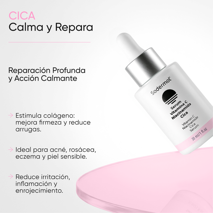 Sérum Vitamina c + Niacidamida + Cica