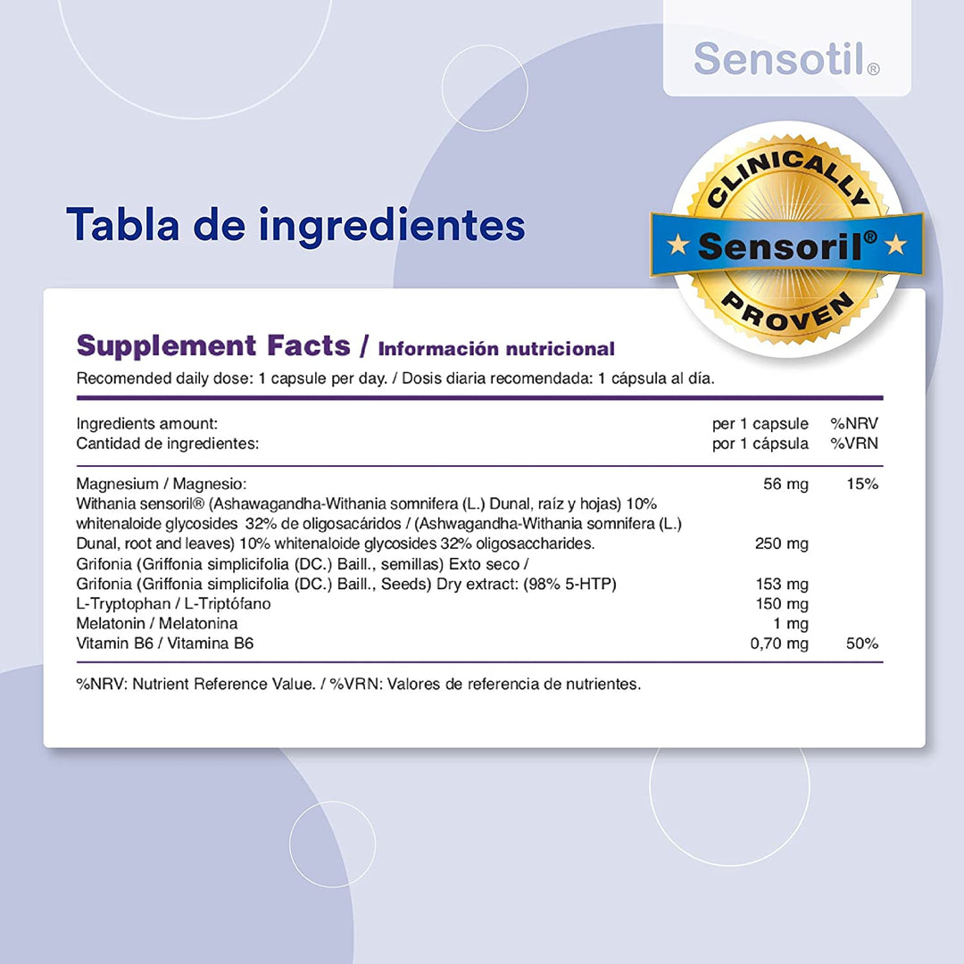 SensotilⓇ Regulador del sueño | Descanso profundo y alivio del estrés