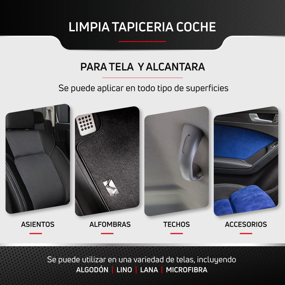 Limpia tapicería de coche